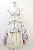 画像1: metamorphose / 風花のゆきうさぎプリーツジャンパースカート Free サックス H-25-04-18-1077-ME-OP-NS-ZH (1)