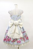 画像2: metamorphose / 風花のゆきうさぎプリーツジャンパースカート Free サックス H-25-04-18-1077-ME-OP-NS-ZH (2)