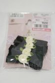 画像1: m petit by misako / AM*NI4Pクリップ  ブラック H-25-04-18-1003-LO-AC-NS-ZH (1)