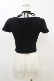 画像2: EATME / クロスネックコンパクトニットTOP Free ブラック H-25-04-18-1028-LO-TO-NS-ZH (2)