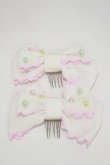 画像1: Angelic Pretty / カラフルパールコーム  オフ H-25-04-18-1006-AP-AC-NS-ZH (1)