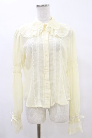画像: BABY,THE STARS SHINE BRIGHT / 後ろピンタックシフォンブラウス Free アイボリー H-25-04-18-1043-BA-BL-NS-ZH