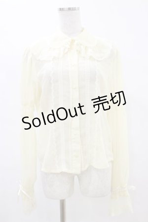 画像: BABY,THE STARS SHINE BRIGHT / 後ろピンタックシフォンブラウス Free アイボリー H-25-04-18-1043-BA-BL-NS-ZH