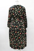 画像2: Jane Marple / Fortune gardeｎ side ribbon dress M ブラック H-25-04-18-008-JM-OP-ET-ZH (2)