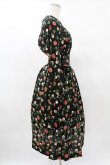 画像3: Jane Marple / Fortune gardeｎ side ribbon dress M ブラック H-25-04-18-008-JM-OP-ET-ZH (3)