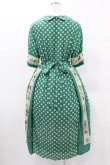 画像2: Jane Marple / Polka dots parade Colette dress M グリーン H-25-04-18-010-JM-OP-ET-ZH (2)