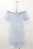 画像2: Candy Stripper / LITTLE TEDDY GINGHAM ONE-PIECE M サックス H-25-04-18-022-PU-OP-KB-ZH (2)