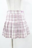 画像1: TRAVAS TOKYO / Check pleated skirt  ラベンダーピンク H-25-04-18-028-PU-SK-KB-ZH (1)