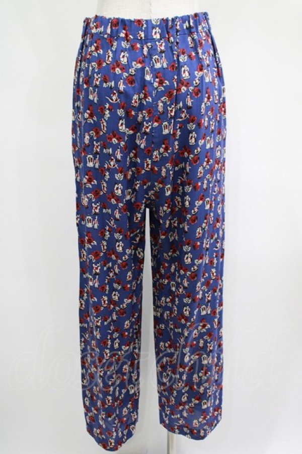 画像3: Jane Marple Dans Le Salon / Dance with roses dress pants  ネイビー H-25-04-19-028-JM-PA-KB-ZH (3)