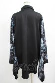画像3: NieR Clothing / 着物風袖シャツ  黒 H-25-04-19-039-PU-BL-KB-ZH (3)