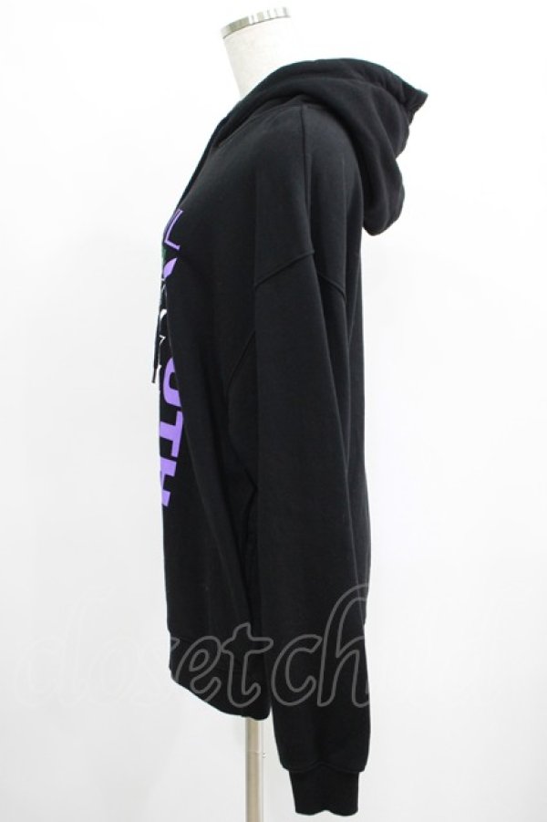 画像2: Candy Stripper / PLAYFUL SWEAT HOODIE  ブラック H-25-04-19-041-PU-TO-KB-ZH (2)