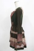 画像2: OZZ ANGELO / 刺繍レースチュニック  緑 H-25-04-19-045-OO-TO-KB-ZH (2)