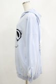 画像2: NieR Clothing / うさ耳フードプルパーカー  サックス H-25-04-19-052-PU-TO-KB-ZH (2)