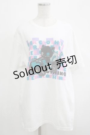 画像: NieR Clothing / プリントCOTTON CUTSEW XL 白 H-25-04-19-054-PU-TO-KB-ZH