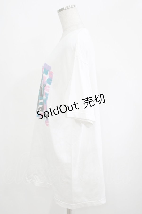 画像2: NieR Clothing / プリントCOTTON CUTSEW XL 白 H-25-04-19-054-PU-TO-KB-ZH (2)