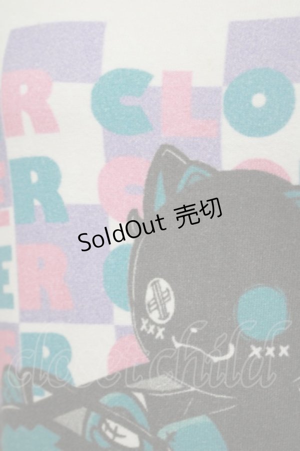画像4: NieR Clothing / プリントCOTTON CUTSEW XL 白 H-25-04-19-054-PU-TO-KB-ZH (4)