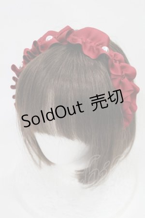 画像: m petit by misako / AMPLカチューシャ  レッド H-25-04-19-1010-LO-AC-YZ-ZH