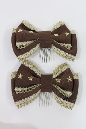 画像: Angelic Pretty / British Starコーム  ブラウン H-25-04-19-1016-AP-AC-NS-ZH