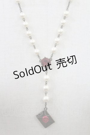 画像: ALICE and the PIRATES / Masquerade Letters パールネックレス  アンティークゴールド H-25-04-19-1024-PA-AC-NS-ZH