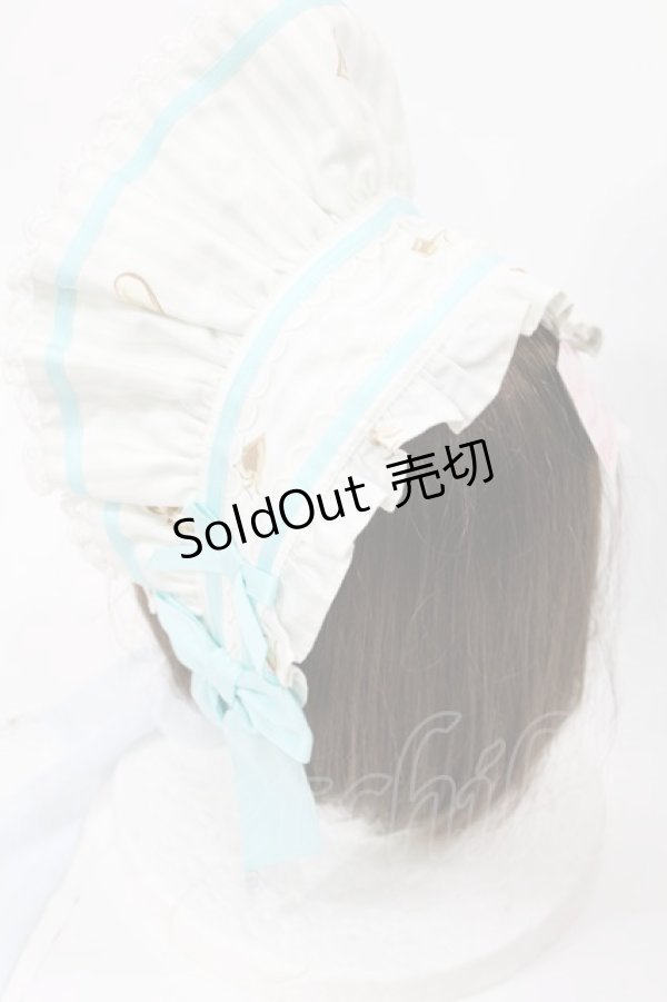 画像2: Angelic Pretty / 涙のグラスボトルハーフボンネット  サックス H-25-04-19-1003-AP-AC-NS-ZH (2)