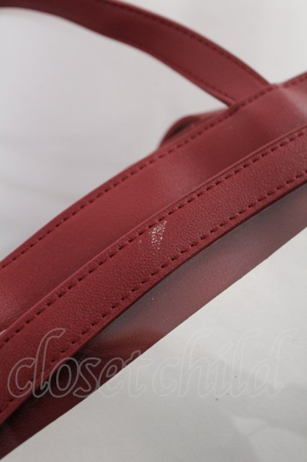 画像3: m petit by misako / AMハナパンチング2WAYバッグ  レッド H-25-04-19-1029-LO-BG-NS-ZH (3)