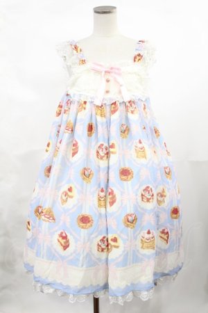 画像: Angelic Pretty / Sweet Bakeryジャンパースカート F サックス H-25-04-19-1030-AP-OP-NS-ZH