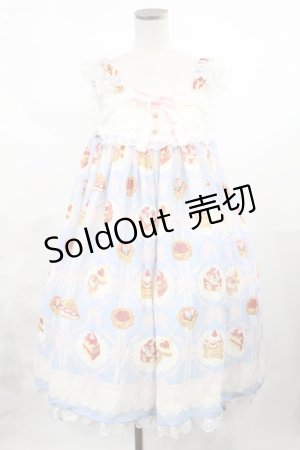 画像: Angelic Pretty / Sweet Bakeryジャンパースカート F サックス H-25-04-19-1030-AP-OP-NS-ZH