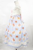 画像2: Angelic Pretty / Sweet Bakeryジャンパースカート F サックス H-25-04-19-1030-AP-OP-NS-ZH (2)