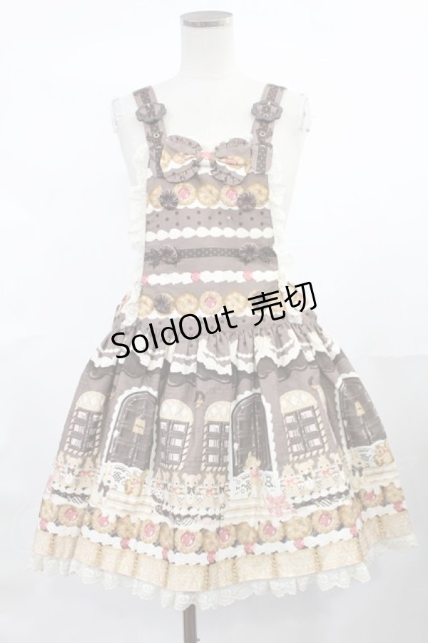 画像1: Angelic Pretty / Sweet Cream Houseサロペット F チョコレート H-25-04-19-1035-AP-OP-NS-ZH (1)