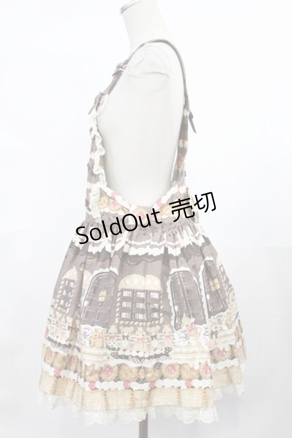 画像2: Angelic Pretty / Sweet Cream Houseサロペット F チョコレート H-25-04-19-1035-AP-OP-NS-ZH (2)