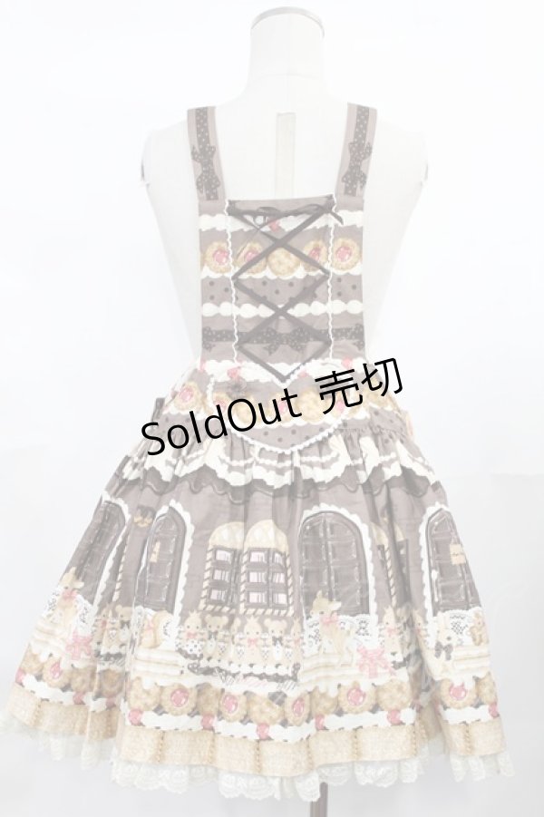画像3: Angelic Pretty / Sweet Cream Houseサロペット F チョコレート H-25-04-19-1035-AP-OP-NS-ZH (3)