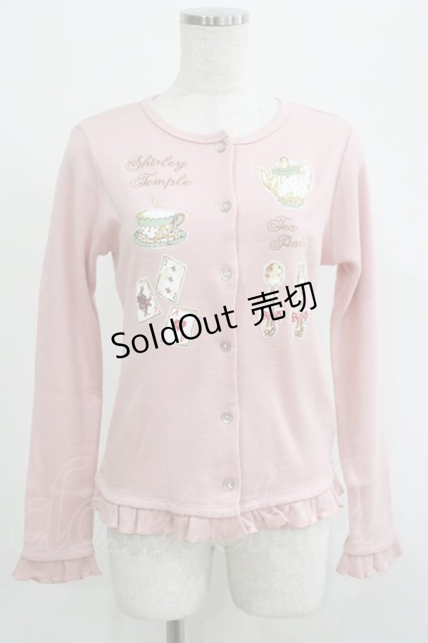 画像1: Shirley Temple / TEA PARTYカーディガン 160 ピンク H-25-04-19-057-ET-TO-KB-ZH (1)