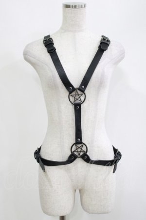 画像: KILL STAR / Alexis PentaGram Harness  黒 H-25-04-19-068-SL-ZA-KB-ZH