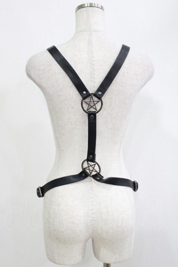 画像3: KILL STAR / Alexis PentaGram Harness  黒 H-25-04-19-068-SL-ZA-KB-ZH (3)