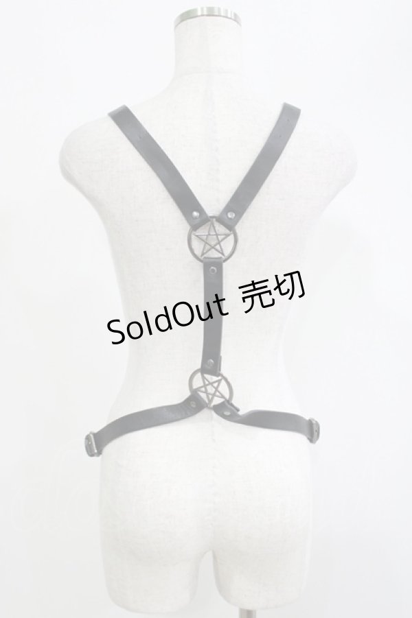 画像3: KILL STAR / Alexis PentaGram Harness  黒 H-25-04-19-068-SL-ZA-KB-ZH (3)