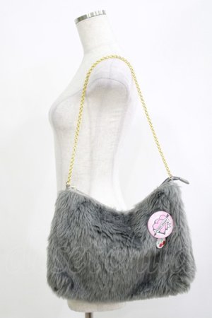 画像: Katie / FUR bag  グレー H-25-04-19-069-LO-BG-KB-ZH