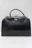 画像1: Jean Paul GAULTIER / ニューローズがま口ドクターバッグ  黒 H-25-04-19-074-GO-BG-KB-ZH (1)