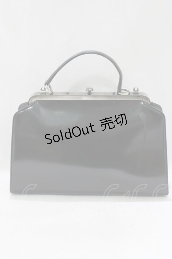 画像2: Jean Paul GAULTIER / ニューローズがま口ドクターバッグ  黒 H-25-04-19-074-GO-BG-KB-ZH (2)