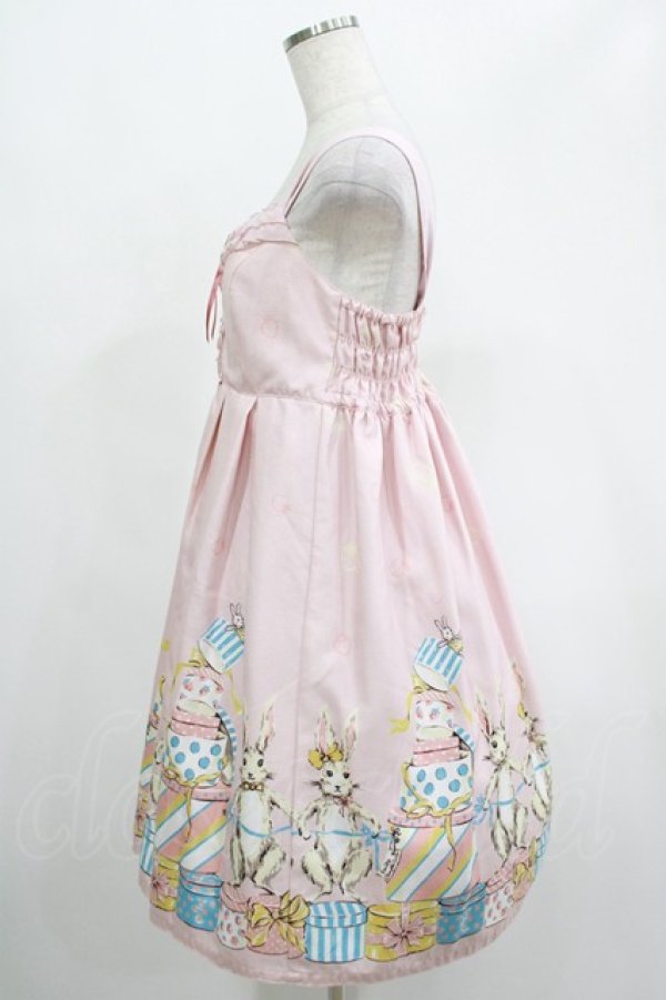 画像2: Emily Temple cute / BUNNY BOXキャミソールワンピース  ピンク H-25-04-19-008-ET-OP-KB-ZH (2)