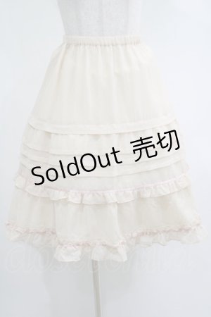 画像: Emily Temple cute / ドットフリルスカート  アイボリー×ピンク H-25-04-19-014-ET-SK-KB-ZH