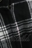 画像4: SEX POT ReVeNGe / チェックイレギュラースカート  黒 H-25-04-19-016-SP-SK-KB-ZH (4)