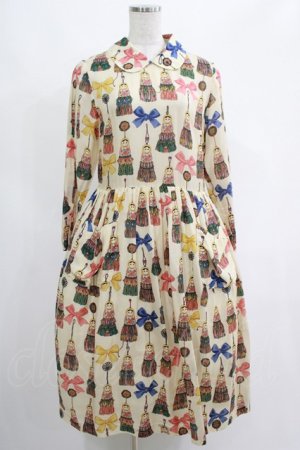 画像: Jane Marple / Little tassel dollsのDayドレス  アイボリー H-25-04-19-003-JM-OP-KB-ZH