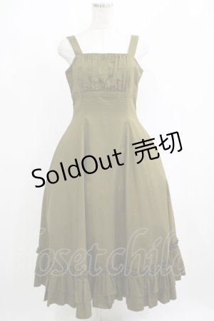 画像: Victorian maiden / マリーロングジャンパースカート Free グリーン H-25-04-20-001-CL-OP-NS-ZH