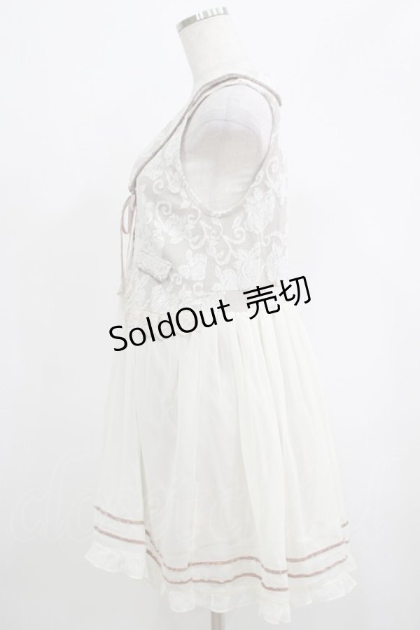画像2: axes femme / ジャガードチュニック M アイボリー H-25-04-20-025-AX-TO-NS-ZH (2)