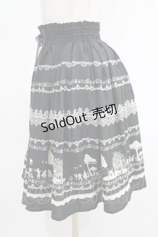 画像2: axes femme / メルヘンスカート M ブラック H-25-04-20-028-AX-SK-NS-ZH (2)
