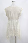 画像3: axes femme / レース切替チュニック M アイボリー H-25-04-20-035-AX-BL-NS-ZH (3)