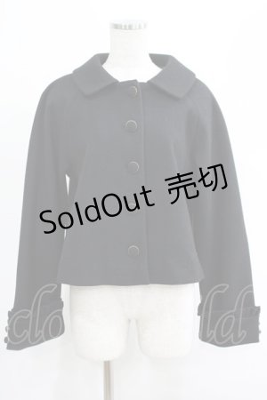 画像: axes femme / ショートコート M ブラック H-25-04-20-036-AX-CO-NS-ZT-C036
