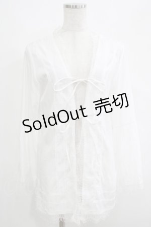 画像: axes femme NOSTALGIE / フレアー袖カーディガン M オフ H-25-04-20-047-AX-TO-NS-ZH