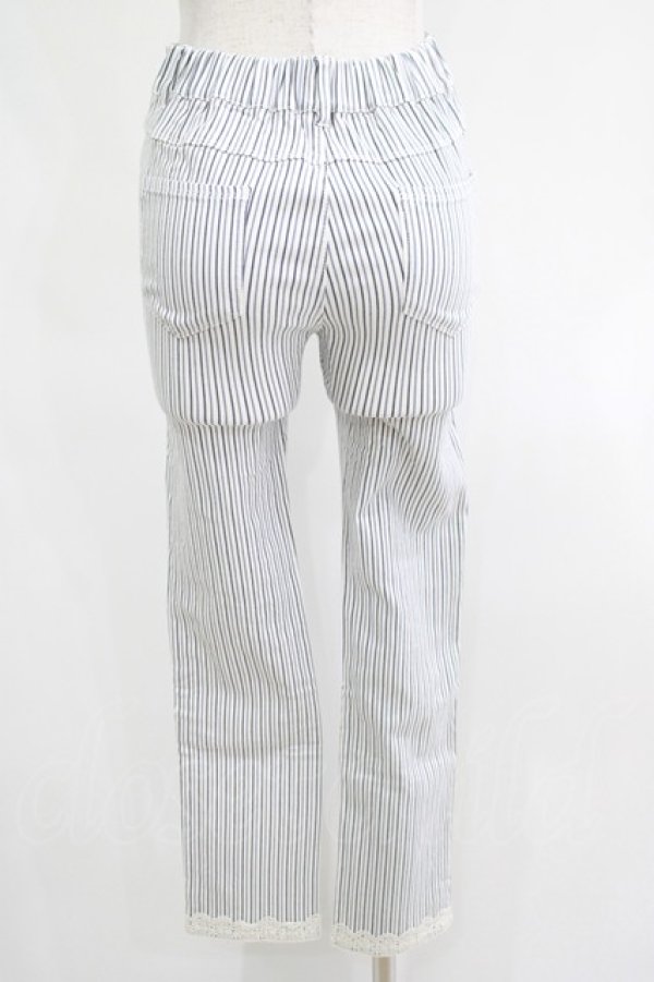 画像3: axes femme / 裾レースストレッチスキニー M オフ H-25-04-20-051-AX-PA-NS-ZH (3)