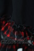 画像3: SEX POT ReVeNGe / チェックフリルベビードール  黒×赤 H-25-04-20-1042-SP-TO-KB-ZH (3)